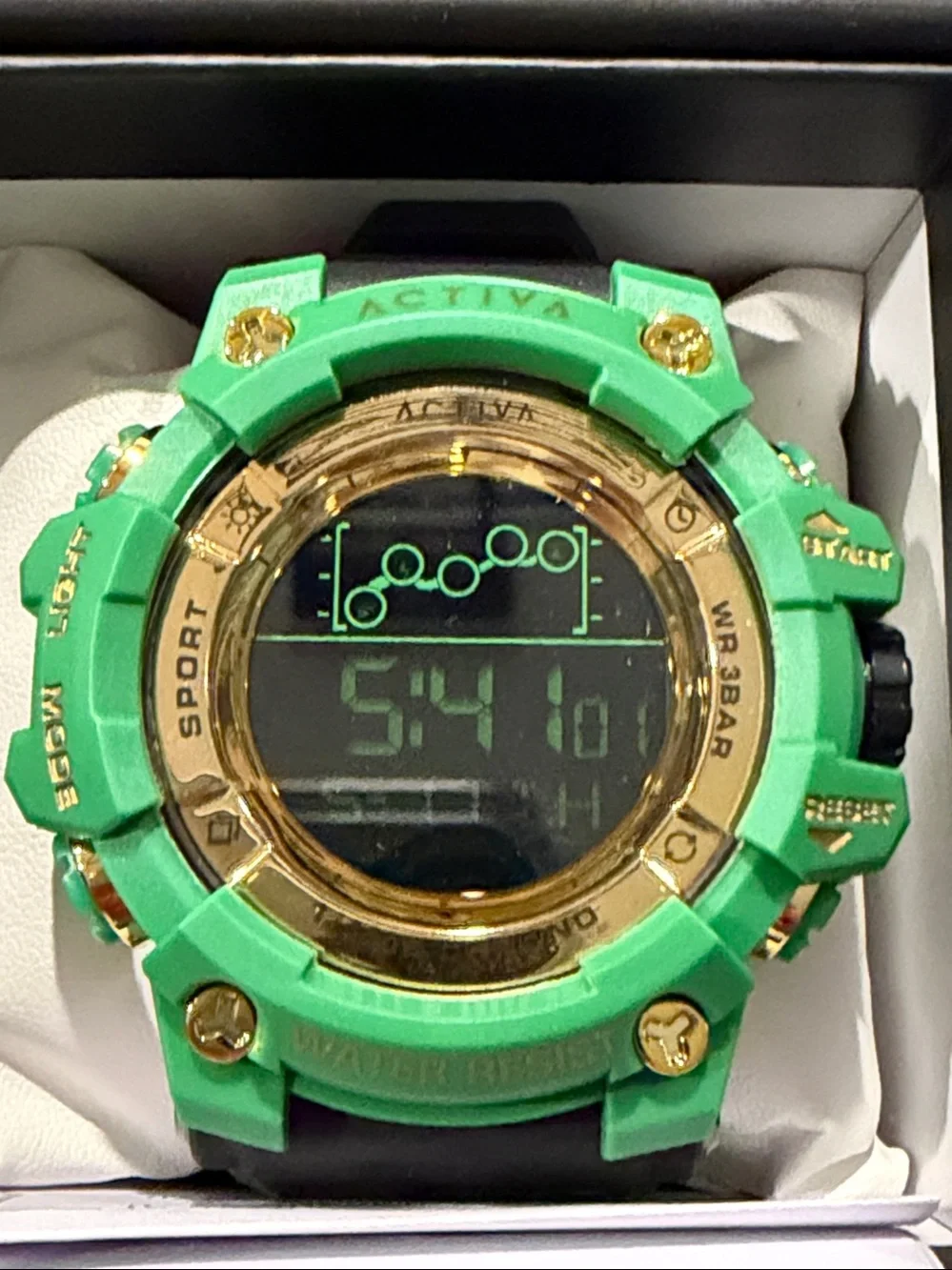 Activa X Invicta Digital Summit Unisex Watch 50mm Green ACW8082-022 New w/Box